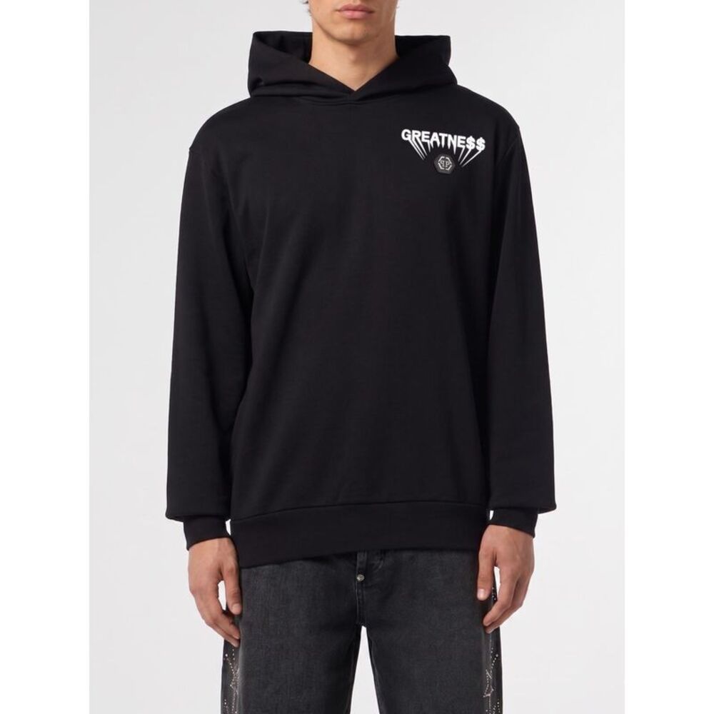 Philipp Plein Men Cotton Hoodie Philipp Plein